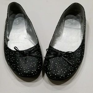 Cato black flats